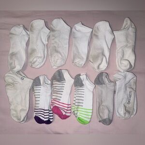 [Free Shipping] Girls Cushioned Athletic Socks - 12 pairs